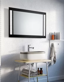  Cubi LED fürdőszobai tükör LED világítással 70x60 cm