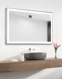  Energy LED fürdőszobai tükör alumínium keretben
